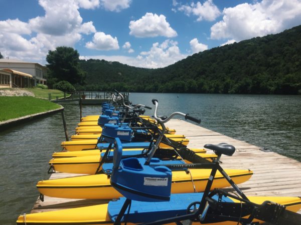 lake austin spa hydro bike